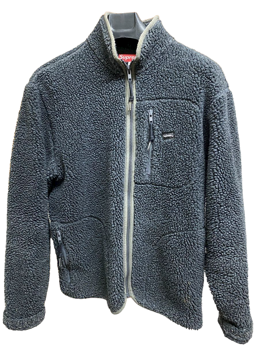 Supreme 1998 Vintage Patagonia Gray Sherpa Fleece Logo Undothedone