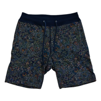 Supreme  FW 2011 Navy Paisley Sweat Shorts