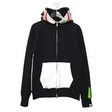 Bape Black White Panda Zip Up Pullover Hoodie