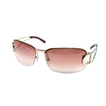 Christian Dior Gold Rose Red Tinted Sunglasses 3YGKW