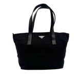 Prada Nylon Tessuto Black Mini Tote Shoulder Bag