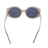 Chanel White Gold Logo Sunglasses 08850 C0200