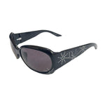 Dior Black Rhinestone Web Sunglasses Spidior1