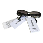Chanel Black Pearl Beaded Crystal Sunglasses 3171-B