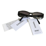 Chanel Black Pearl Beaded Crystal Sunglasses 3171-B
