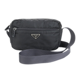 Prada Sport Black Nylon Logo Shoulder Crossbody Bag