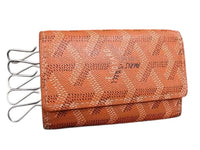 Goyard Orange Monogram Saint Pierre Key Holder Pouch