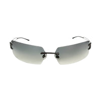 Chanel Silver Grey CC Logo Rimless Sunglasses 4051