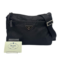 Prada Sport Black Nylon Logo Messenger Shoulder Crossbody Bag