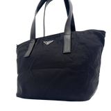 Prada Nylon Tessuto Black Mini Tote Shoulder Bag