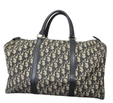 Christian Dior Black Monogram Boston Duffle Bag