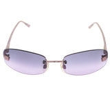 Chanel Purple Silver Rimless Sunglasses 4026