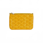 Goyard Yellow Senat Coin Key Pouch Purse