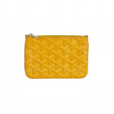 Goyard Yellow Senat Coin Key Pouch Purse