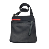 Prada Sport Black 1999 Neoprene Mesh Shoulder Bag