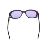 Chanel Purple Tinted Gold CC Logo Sunglasses