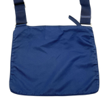 Prada Navy Blue Nylon Logo Shoulder Crossbody Bag