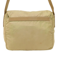 Prada Beige Tessuto Nylon Logo Crossbody Shoulder Messenger Bag