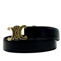 Celine Black Gold Triomphe Vintage Phoebe era Belt