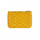 Goyard Yellow Senat Coin Key Pouch Purse