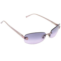 Chanel Purple Silver Rimless Sunglasses 4026