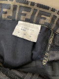 Fendi FF Logo Zucca Pattern Skirt