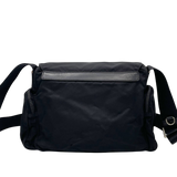 Prada Black Tessuto Nylon Logo Crossbody Shoulder Messenger Buckle Technical Bag