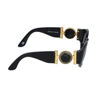 Gianni Versace Black Gold Medusa Logo Sunglasses MOD.617 COL.852