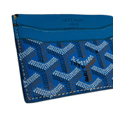 Goyard Blue Monogram Saint Sulpice Cardholder