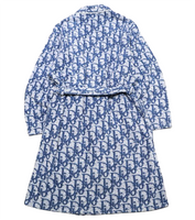 Christian Dior No 2 Blue Monogram Bathrobe Towel Gown