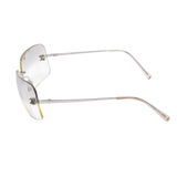 Chanel CC Logo Transparent Silver Sunglasses 4017