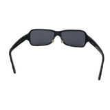Chanel Black Quilted Silver CC Logo Sunglasses 5050