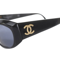 Chanel Gold CC Logo Black Sunglasses 04154