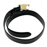 Celine Black Gold Triomphe Vintage Phoebe era Belt