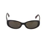 Chanel Black Brown Gold Quilted CC Logo Sunglasses 5023
