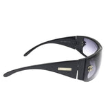 Chanel Black Purple Tinted Silver CC Logo Sunglasses 8047