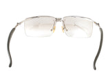 Chanel Silver Gray Gradient Rimless Sunglasses 4009