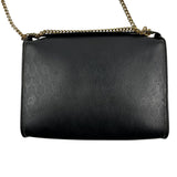 Christian Dior Black Gold Monogram Shoulder Bag