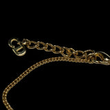 Christian Dior Gold Logo Cursive Bracelet
