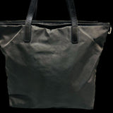 Prada Black Nylon Tessuto Leather Crossbody Tote 2 Way Bag