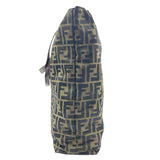 Fendi Zucca Pattern Tote Bag Khaki Dark Brown