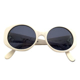 Chanel White Gold Logo Sunglasses 08850 C0200