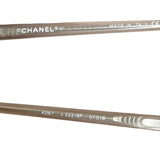 Chanel Blue Silver Rimless Sunglasses 4067