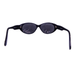 Celine Black Gold Logo Oval Kurt Cobain Sunglasses CLF-689
