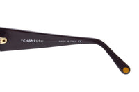 Chanel Purple Violet Gold CC Logo Sunglasses 5025