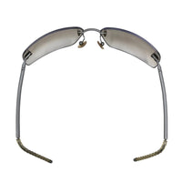 Chanel Rimless Silver Transparent Clear Sunglasses 4035