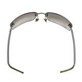 Chanel Rimless Silver Transparent Clear Sunglasses 4035