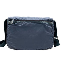 Prada Navy Blue Nylon Logo Shoulder Crossbody Bag
