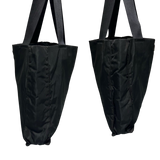 Prada Nylon Black Logo Nylon Tote Shoulder Bag