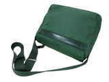Prada Dark Green Tessuto Nylon Logo Crossbody Shoulder Messenger Buckle Bag